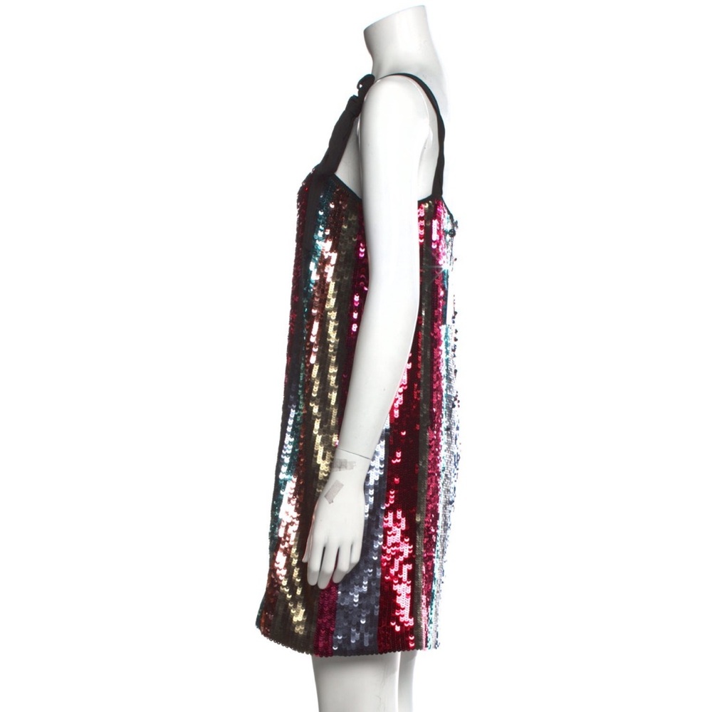 Tanya Taylor Sequin Stripe Erykah Dress with Tie Size 2 - Picture 9 of 11